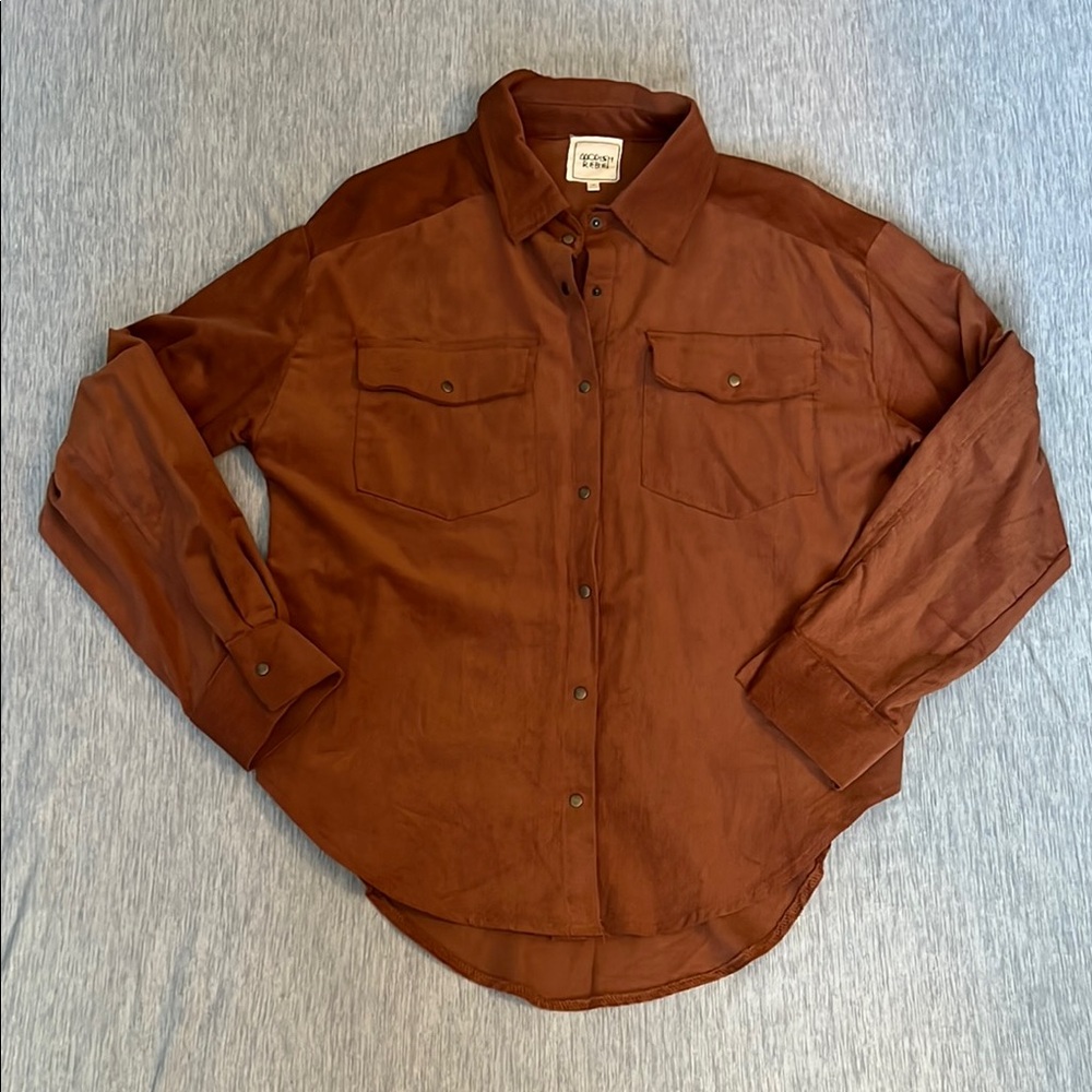Modish Rebel light Corduroy snap down